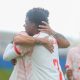 Jogadores do time sub-20 do Red Bull Bragantino. (Foto: Fernando Roberto/Red Bull Bragantino)