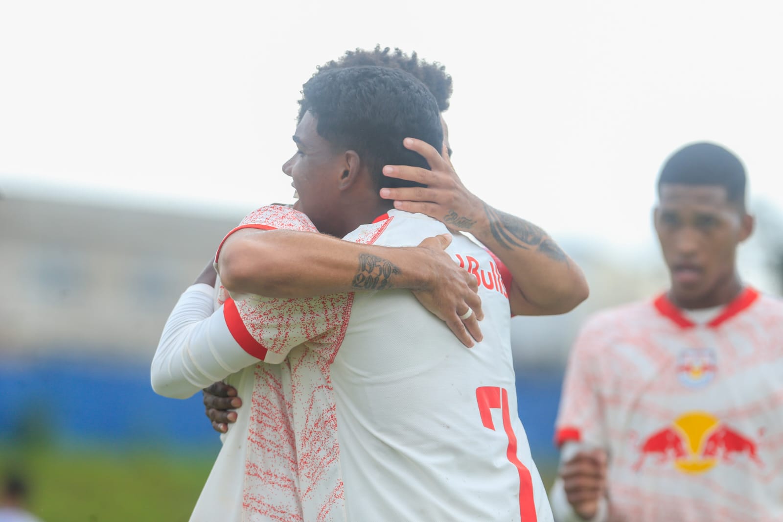 Jogadores do time sub-20 do Red Bull Bragantino. (Foto: Fernando Roberto/Red Bull Bragantino)