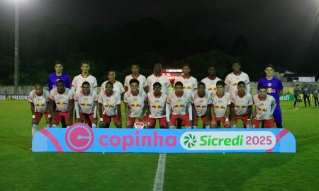 Jogadores do time sub-20 do Red Bull Bragantino. (Foto: Fernando Roberto/Red Bull Bragantino)