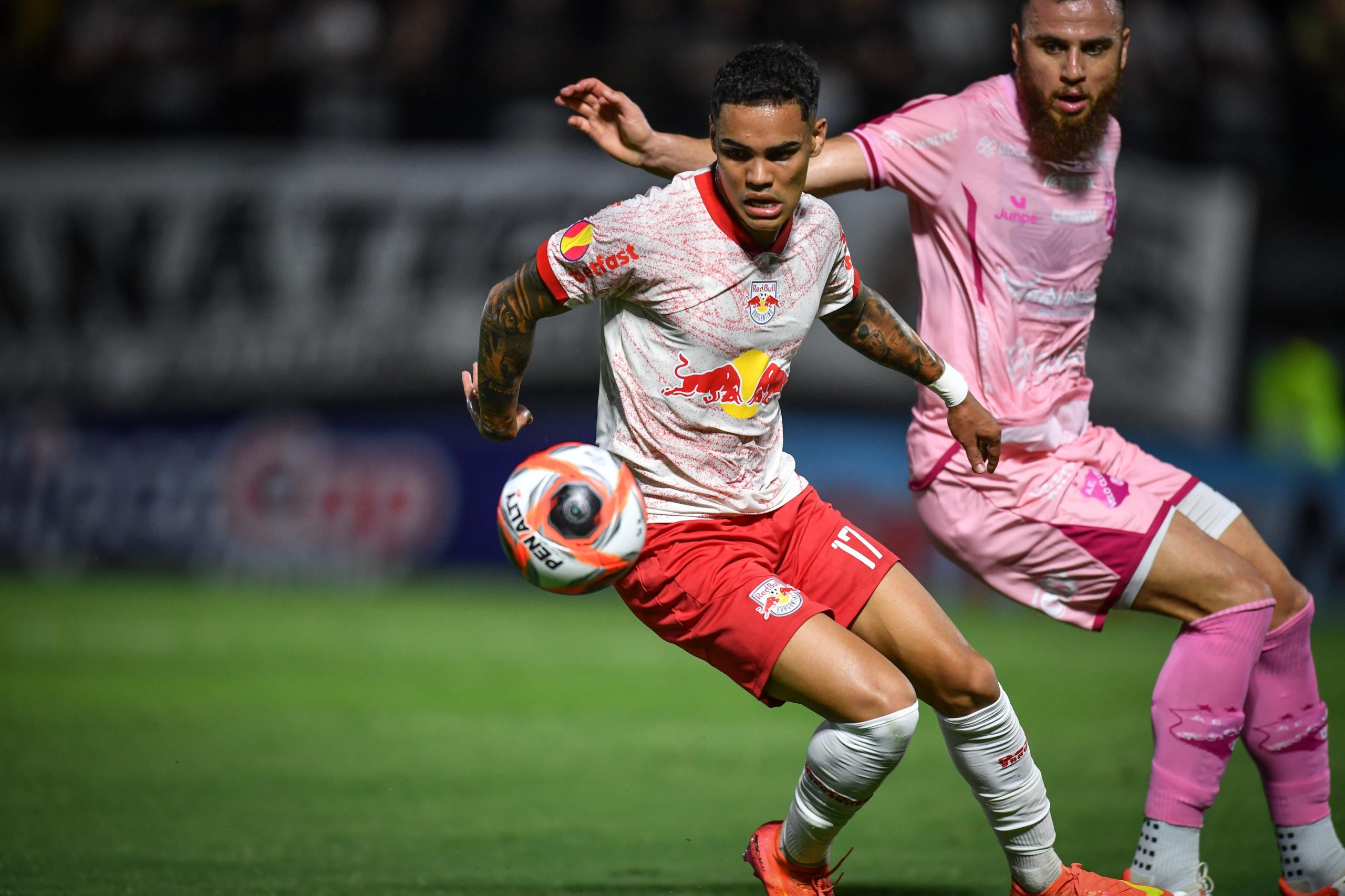 Vinicinho, jogador do Red Bull Bragantino. (Foto: Ari Ferreira/Red Bull Bragantino)