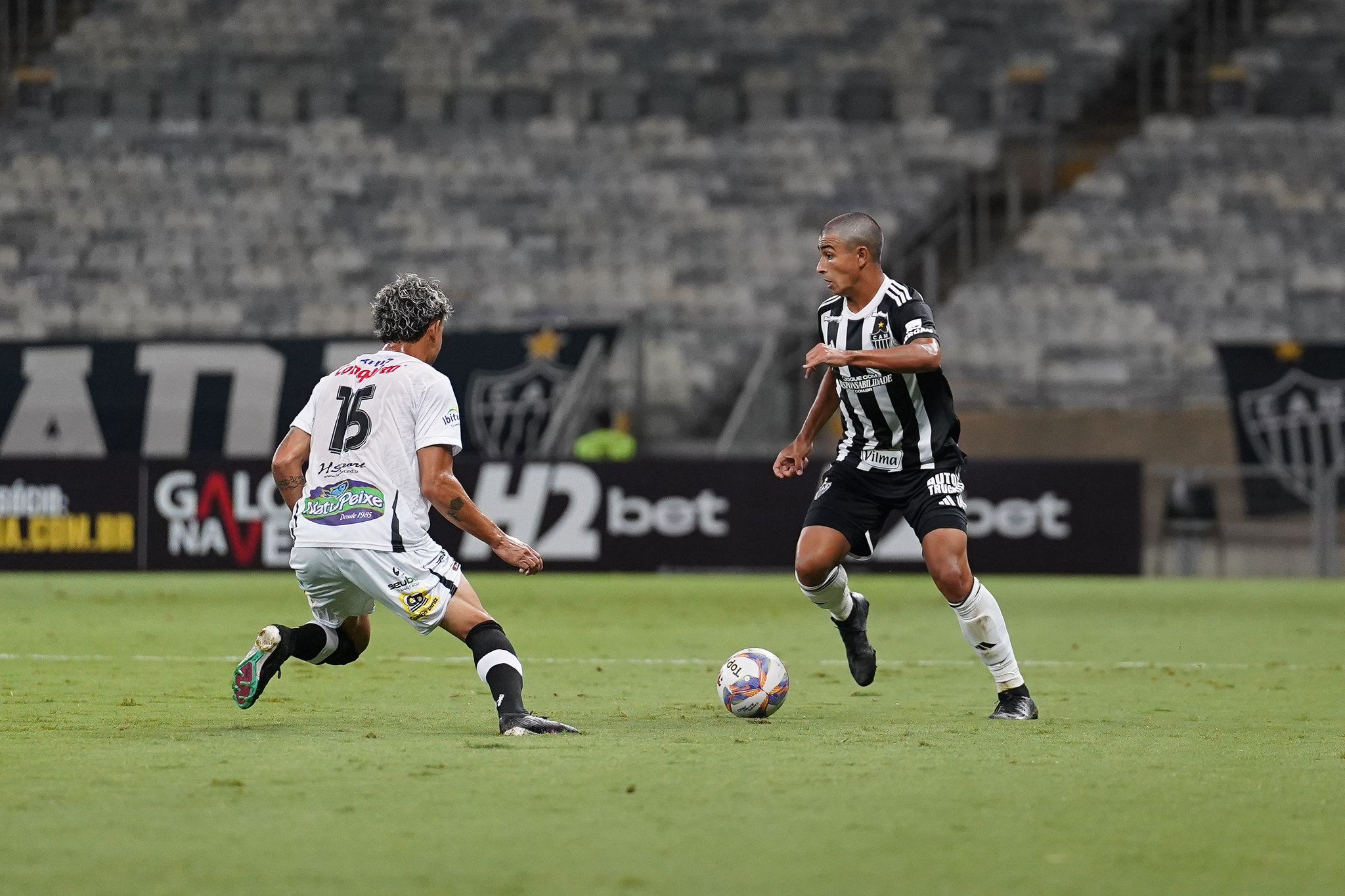 Atlético-MG empata com o Democrata em 1 a 1 no Mineirão (Foto: Daniela Veiga/Atlético-MG)