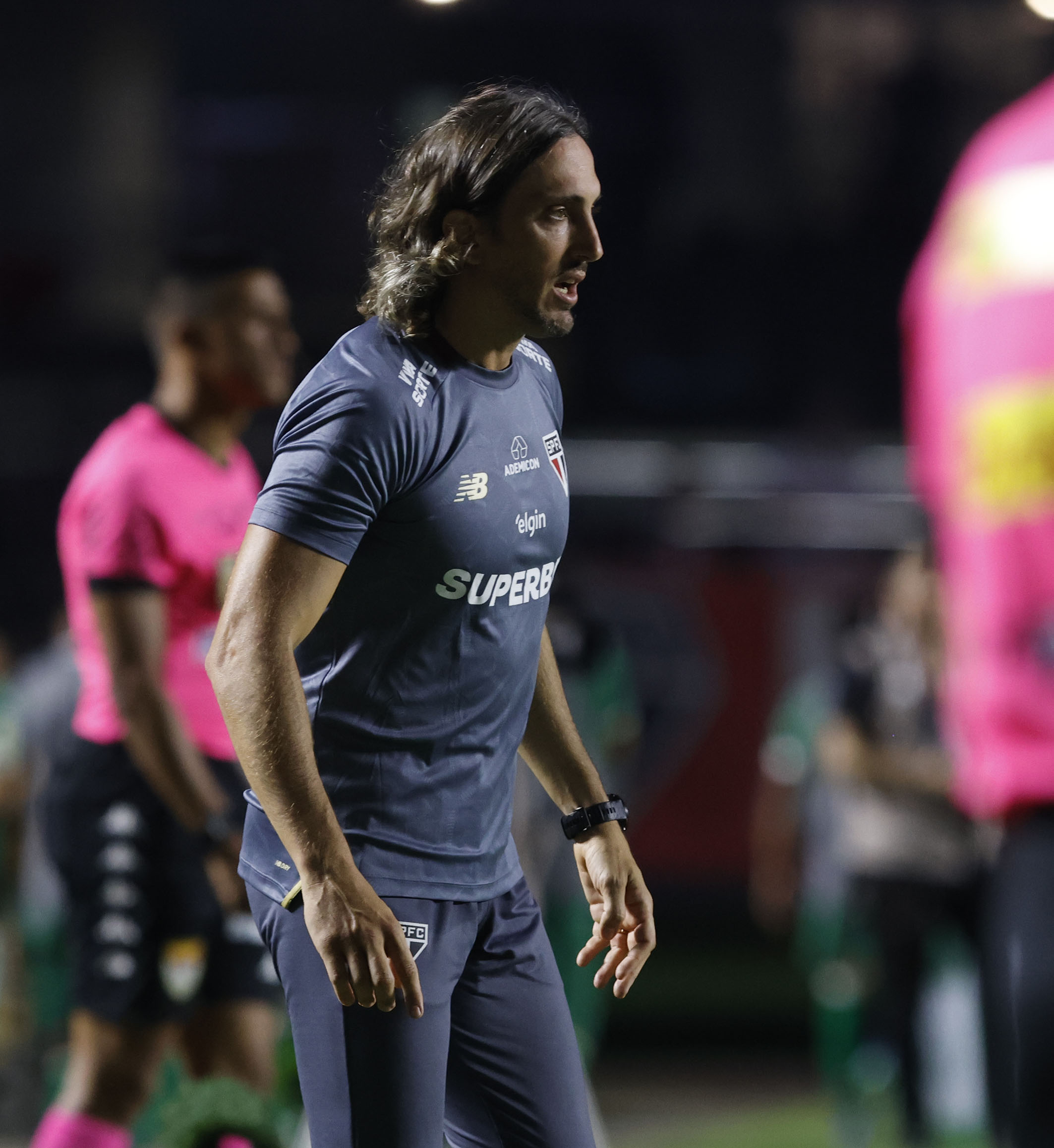 São Paulo vence a primeira no paulista diante do Guarani (Photo by Rubens Chiri)