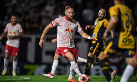 Isidro Pitta, jogador do Red Bull Bragantino. (Foto: Ari Ferreira/Red Bull Bragantino)