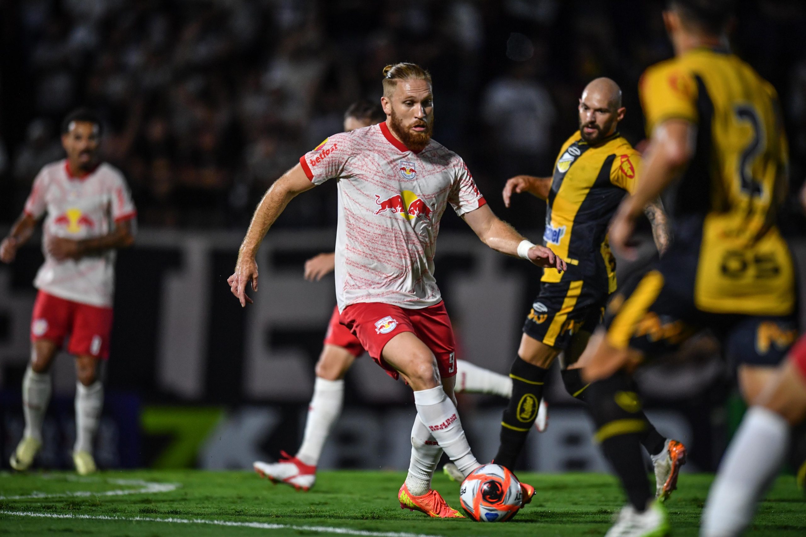 Isidro Pitta, jogador do Red Bull Bragantino. (Foto: Ari Ferreira/Red Bull Bragantino)