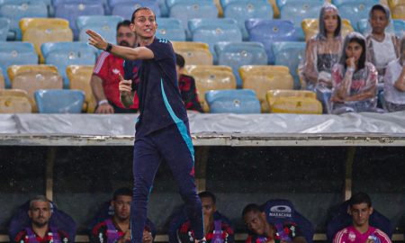 Filipe Luís na vitória sobre o Sampaio Corêa. Foto: Gilvan de Souza e Paula Reis/ Flamengo