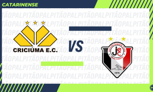 Criciúma x Joinville - Catarinense (Arte: ENM)