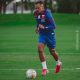 Bruno Pacheco em treino pelo Fortaleza. (Foto: Viktor Araújo/FEC)