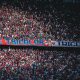 Torcida do Fortaleza na Arena Castelão. (Foto: Mateus Lotif/FEC)