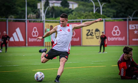 Inter finaliza preparação para duelo contra o Juventude (Foto: Ricardo Duarte / Internacional)