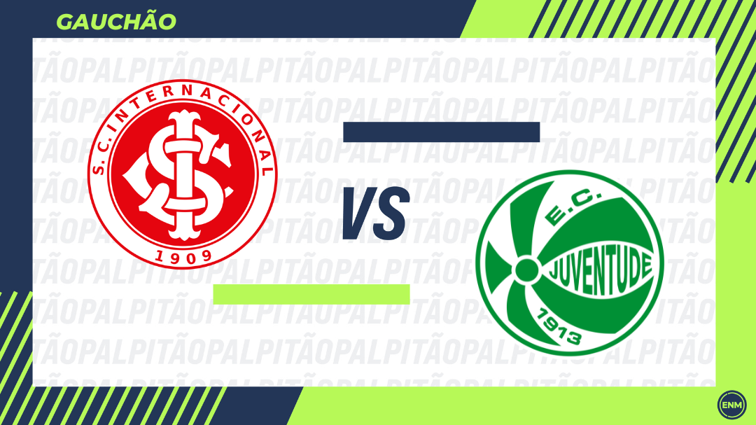 Internacional x Juventude - Campeonato Gaúcho (Arte: ENM)