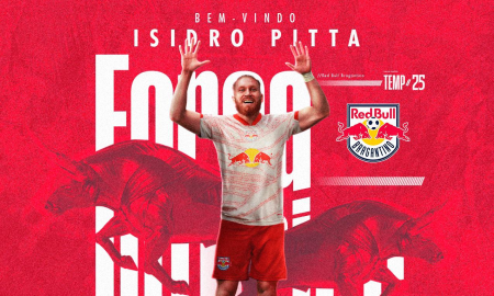 Red Bull Bragantino anuncia a contratação de Isidro Pitta. (Foto: Divulgação/Red Bull Bragantino)