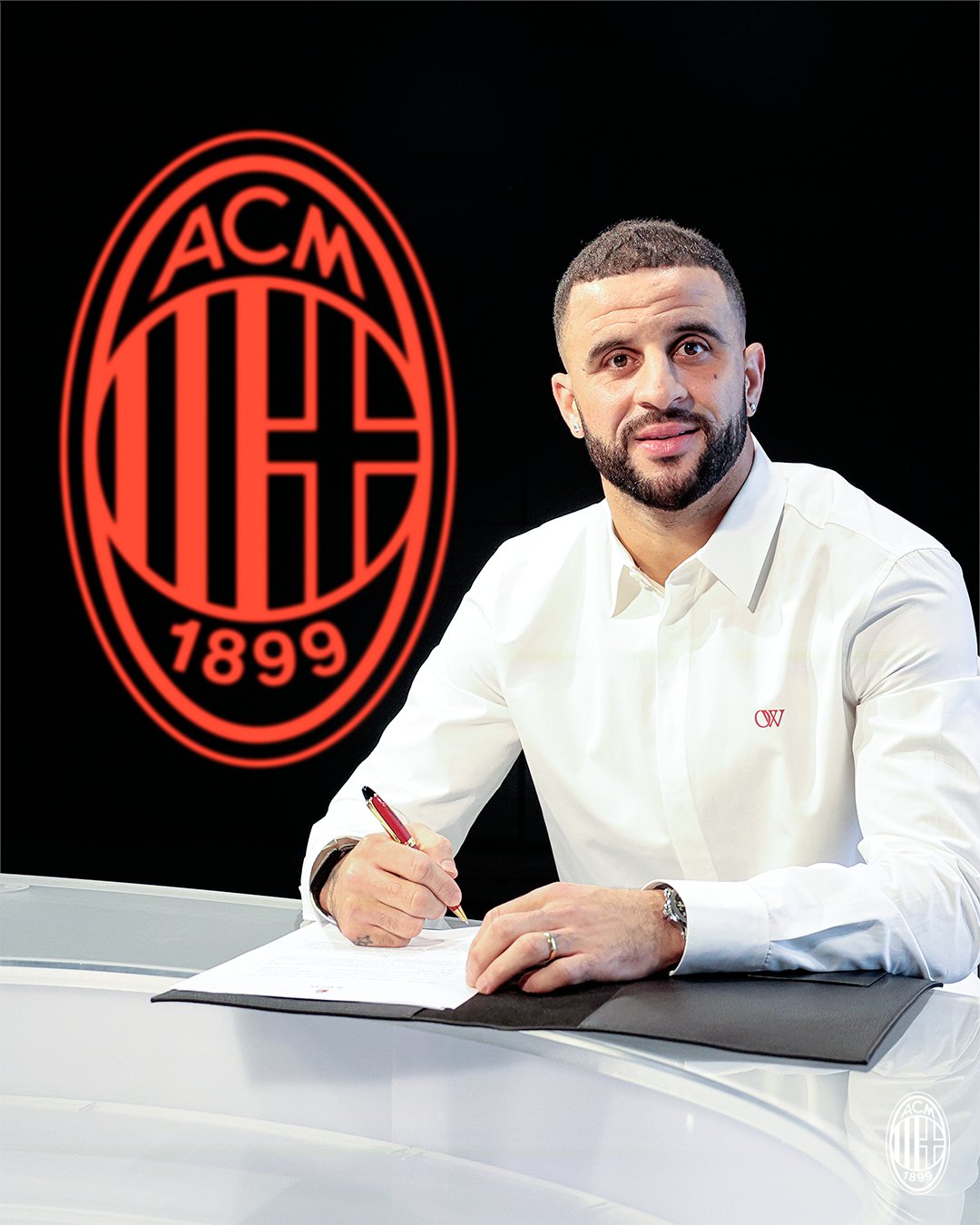 Kyle Walker. (Foto:Divulgação/AC Milan)