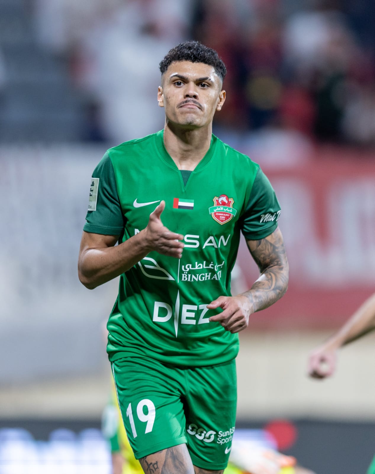 Mateusão. (Foto:Divulgação/Shabab Al-Ahli)