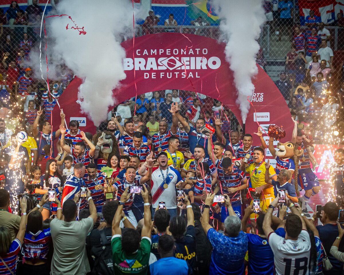 Fortaleza Futsal. (Foto: Iago Ferreira/FEC)