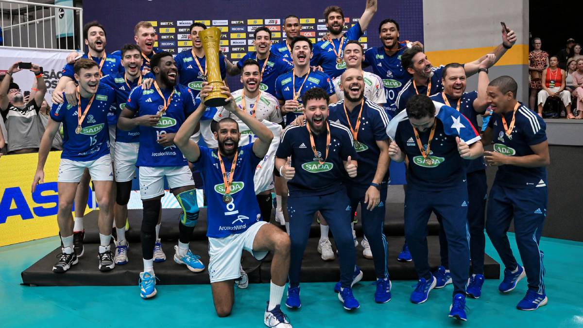 O Sada Cruzeiro é o atual campeão da Copa Brasil de Vôlei. Imagem: Agência i7/Sada Cruzeiro