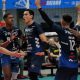 Suzano Vôlei em partida contra o Vedacit Guarulhos