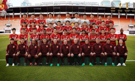 Time do Guangzhou. (Foto:Divulgação/Guangzhou FC)