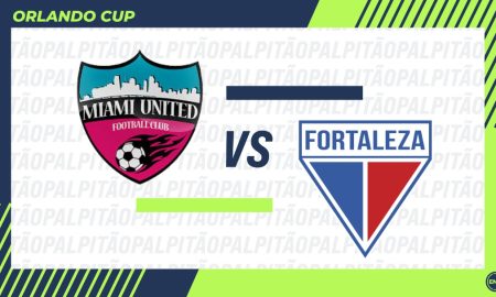 Miami United enfrenta o Fortaleza na primeira vez do clube brasileiro jogando em Miami. (Arte: ENM)