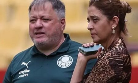 Leila Pereira e Barros viram foco de vaias da torcida (Foto: Cesar Greco/Palmeiras)