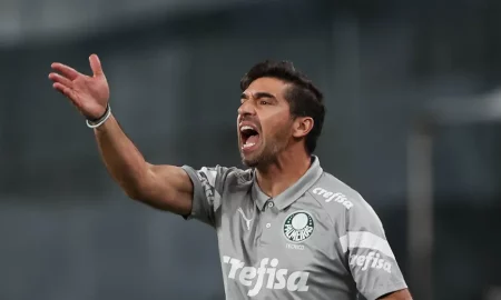 Abel Ferreira comenta sobre a primeira derrota do ano do time (Foto: Cesar Greco/Palmeiras)