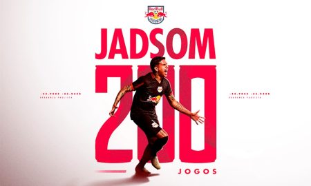 Jadsom completa 200 jogos com a camisa do Red Bull Bragantino. (Foto: Divulgação/Red Bull Bragantino)