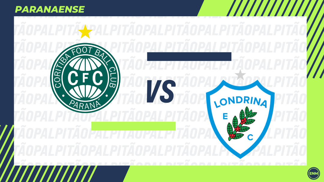 Coritiba x Londrina (Arte: ENM)