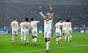 Dalo comemorando o gol do United. (Foto: Vasile Mihai-Antonio/Getty Images)