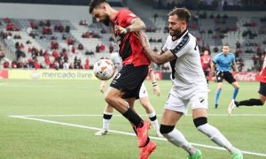 Matías Fracchia atuando pelo Danubio. (Foto: Franklin de Freitas)