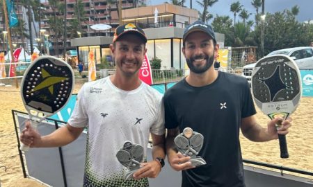 Ralff Abreu de branco e João Lauro de preto (Foto: Divulgação)