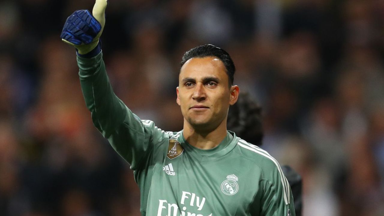 Keylor Navas com a camisa do Real Madrid. (Foto: Divulgação/RMCF)