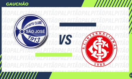 São José x Internacional - Gauchão (Arte: ENM)