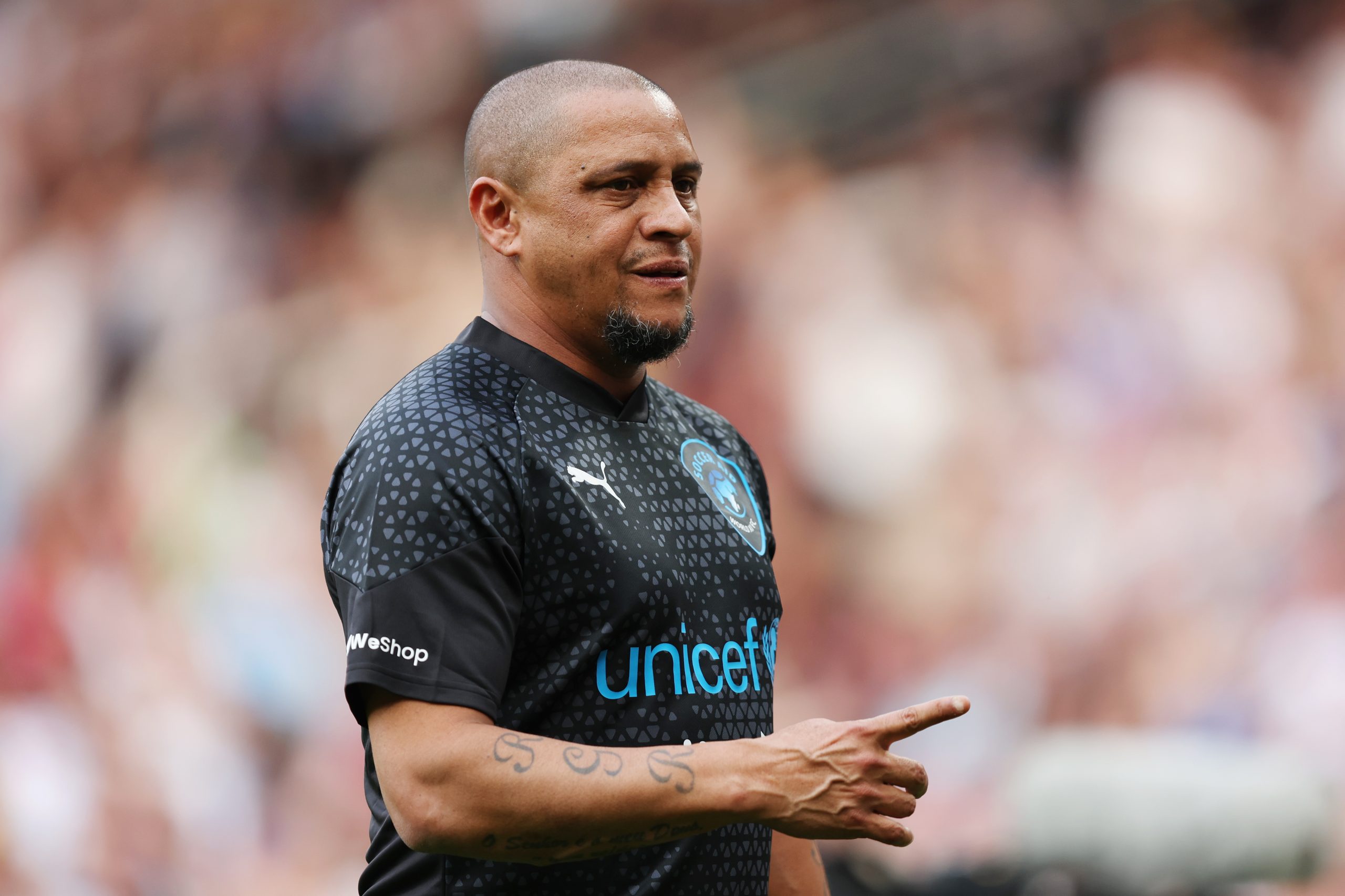 Roberto Carlos nega boatos de que está morando no CT do Real Madrid. (Foto: Matt McNulty/Getty Images)