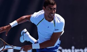 Thiago Monteiro no Australian Open (Foto: Divulgação/Slyce)