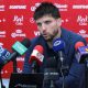 Tiago Volpi em coletiva de despedida do Toluca. (Foto: Divulgação/Toluca)