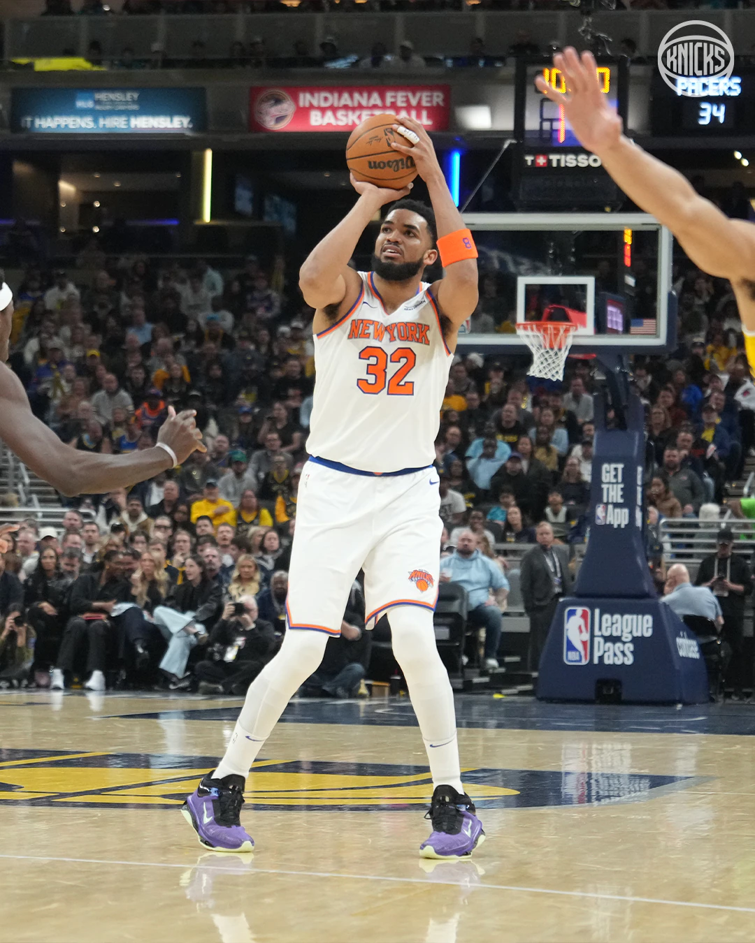 Karl-Anthony Twons na vitória do Knicks sobre o Pacers