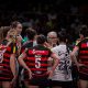 Sesc Flamengo vence clássico contra o Osasco São Cristóvão Saúde pela Superliga