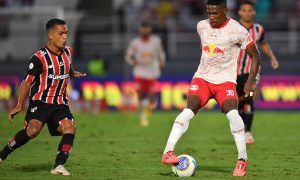 Henry Mosquera, jogador do Red Bull Bragantino. (Foto: Ari Ferreira/Red Bull Bragantino)