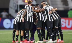 Time do Botafogo. (Foto:Vítor Silva/Botafogo)