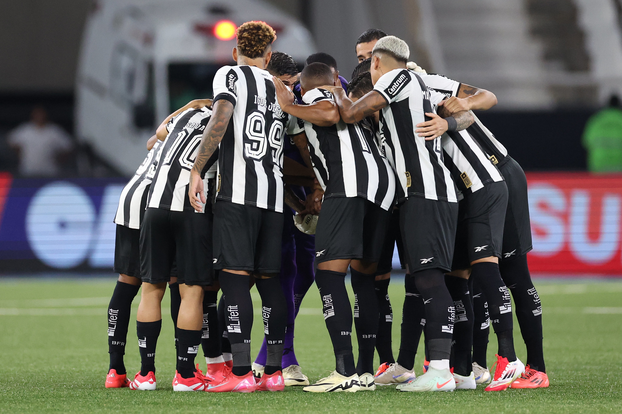 Time do Botafogo. (Foto:Vítor Silva/Botafogo)