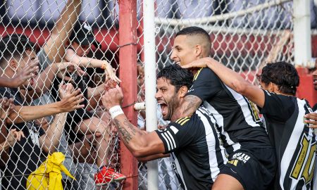 Atlético-MG vence o Villa Nova com gol de Hulk (Foto: Pedro Souza/Atlético-MG)