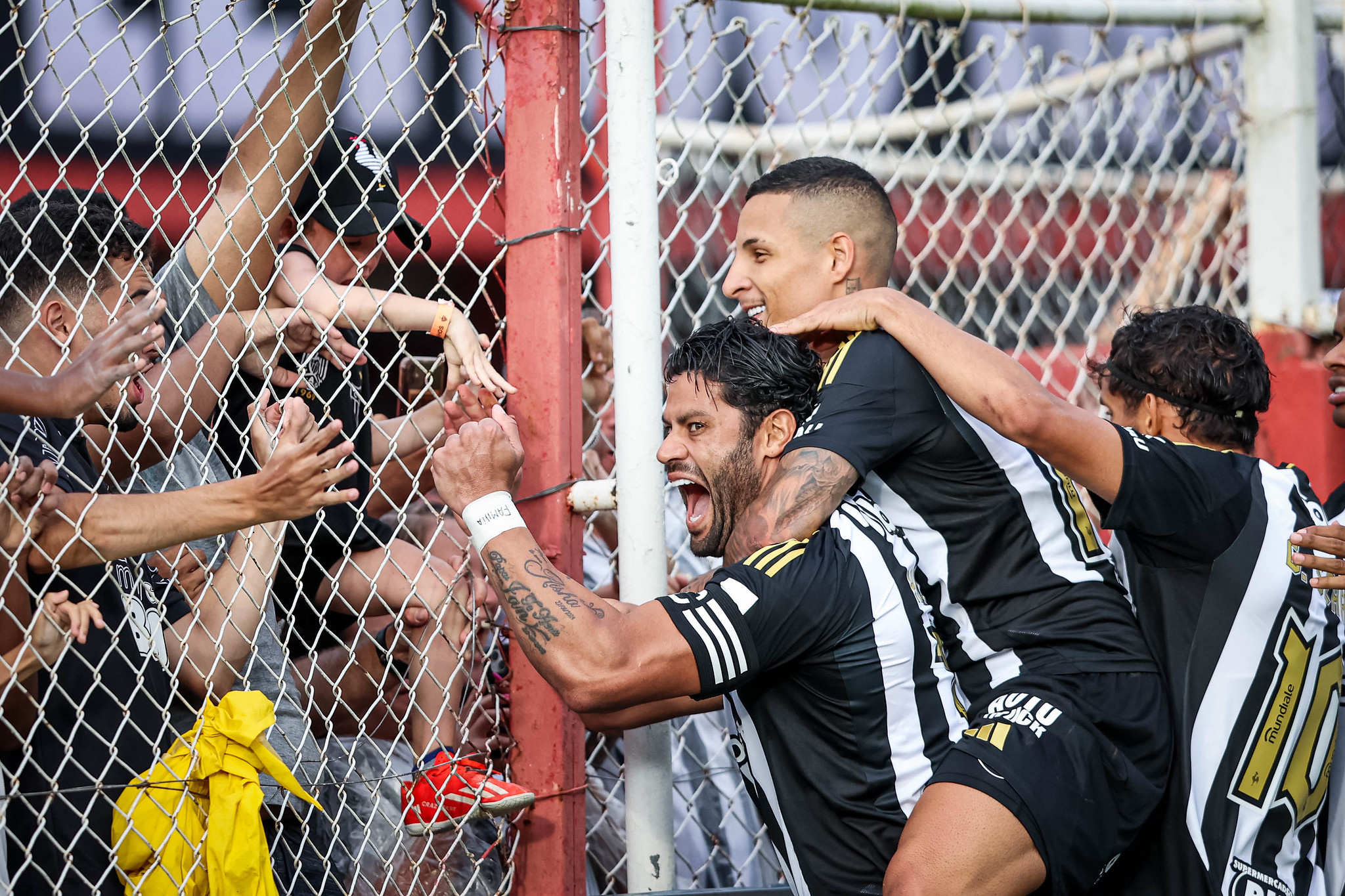 Atlético-MG vence o Villa Nova com gol de Hulk (Foto: Pedro Souza/Atlético-MG)