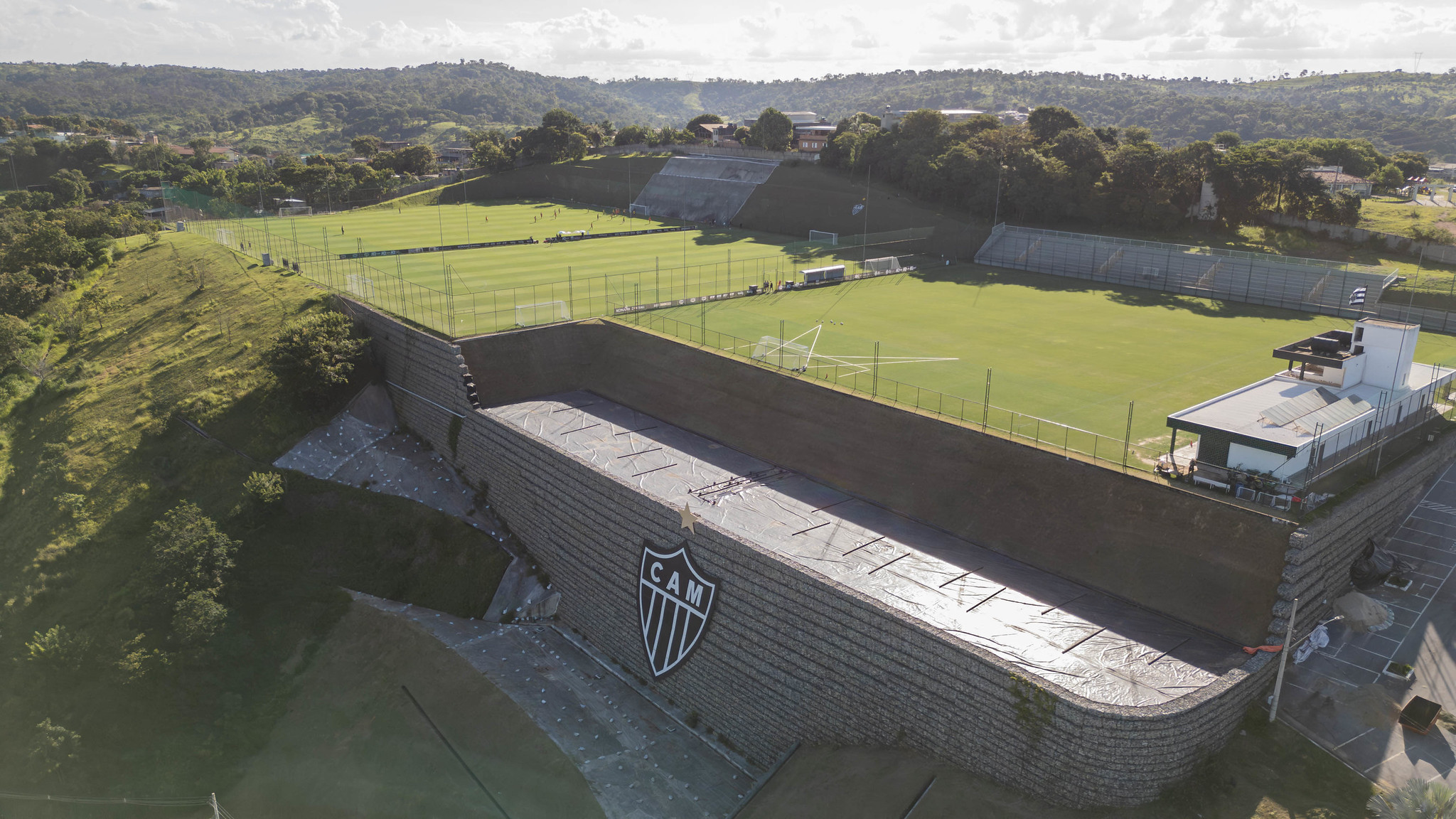 CT do Atlético-MG. (Foto: Pedro Souza / Atlético)