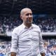 Leonardo Jardim sendo apresentado para a torcida. (Foto: Gustavo Aleixo/Cruzeiro)