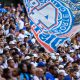 Torcida do Bahia presente na Casa de Apostas Arena Fonte Nova. (Foto: Letícia Martins/ECB)