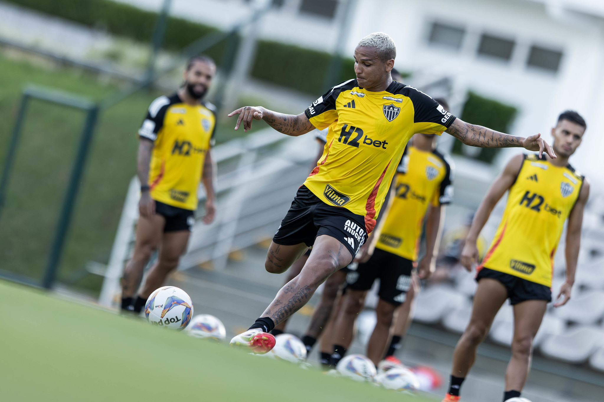 Atlético-MG enfrenta o Itabirito. (Foto: Pedro Souza / Atlético)