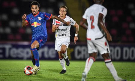 Lucas Evangelista, jogador do Red Bull Bragantino. (Foto: Ari Ferreira/Red Bull Bragantino)