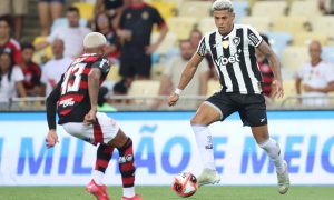 Confusão Flamengo Botafogo (Foto: Vitor Silva/Botafogo)