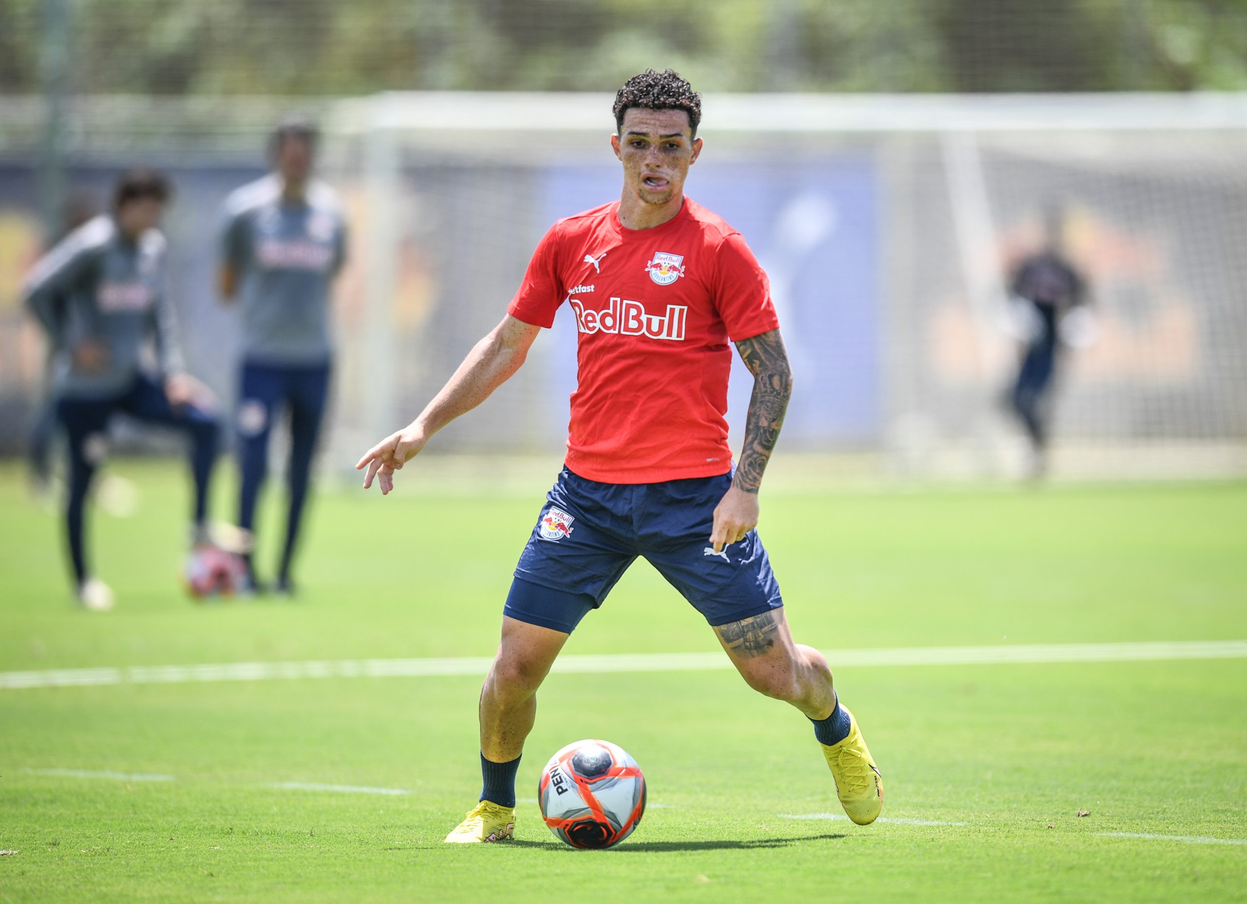 Gustavo Neves, jogador do Red Bull Bragantino. (Foto: Ari Ferreira/Red Bull Bragantino)