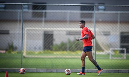 Lucas Barbosa, jogador do Red Bull Bragantino. (Foto: Ari Ferreira/Red Bull Bragantino)