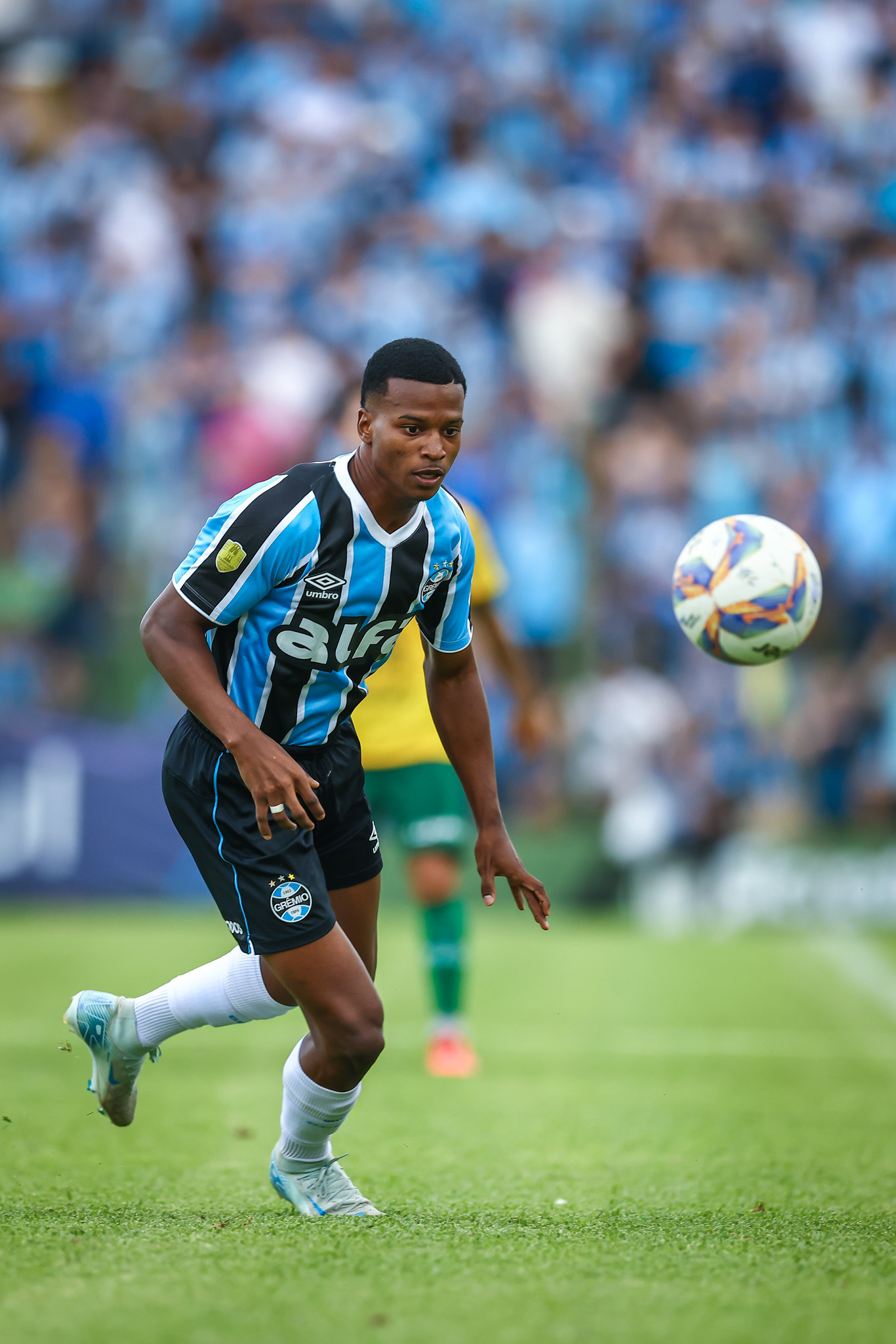 Kaick em atuação pelo Grêmio. (Foto: Lucas Uebel/GFBPA)